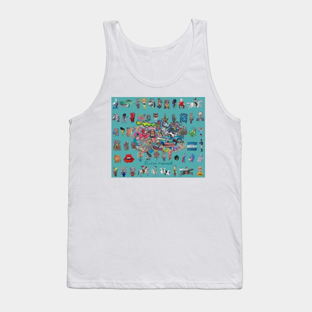 many things k 3 Tank Top by diegomanuel